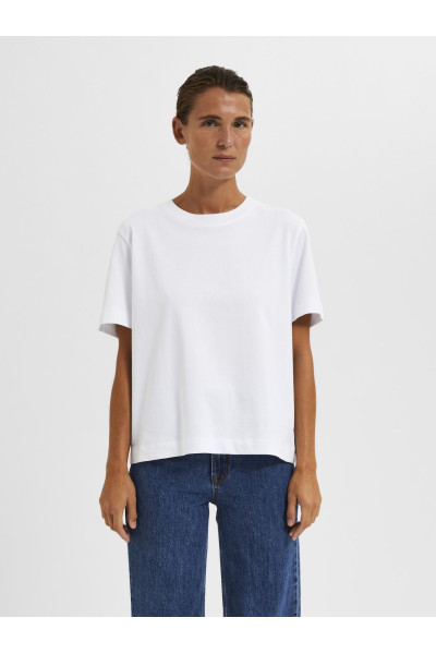 Tee-shirt droit - White