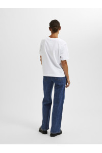Tee-shirt droit - White