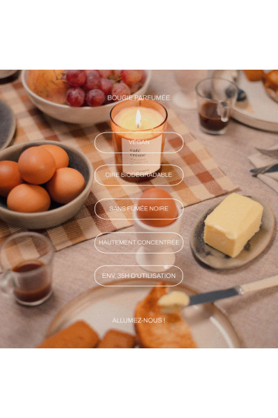 Bougie Parfumée Café Crème