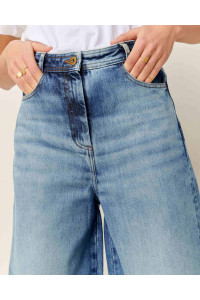 Jean ample taille haute