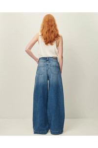 Jean ample taille haute
