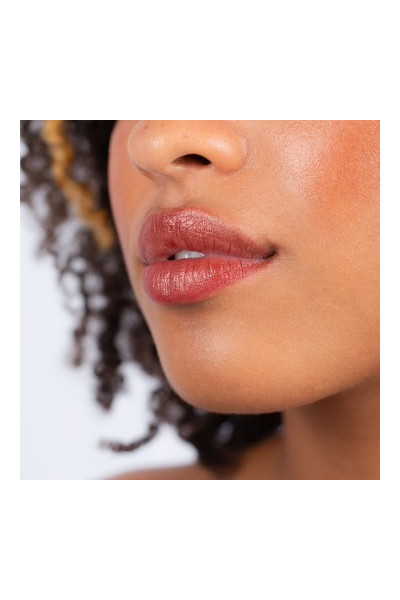 Baume à lèvres teinté & Fard - 04 Rouge brun