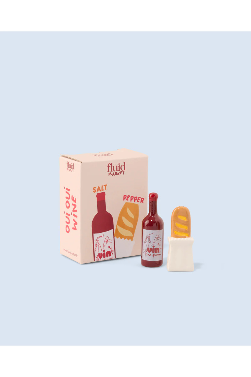 Baguette & Vin pour sel et poivre