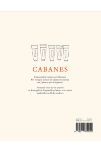Carnet de coloriage  - Cabanes - Zoé de Las Cases