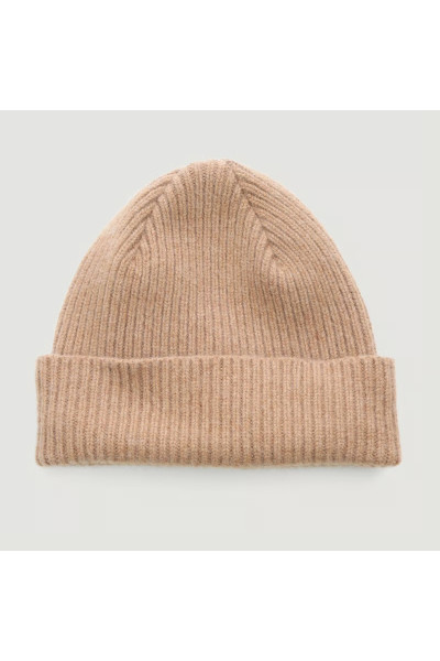 Bonnet Mixte en Maille - Camel