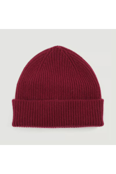 Bonnet Mixte en Maille - Bordeaux