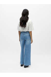 Jean large à taille nouée
