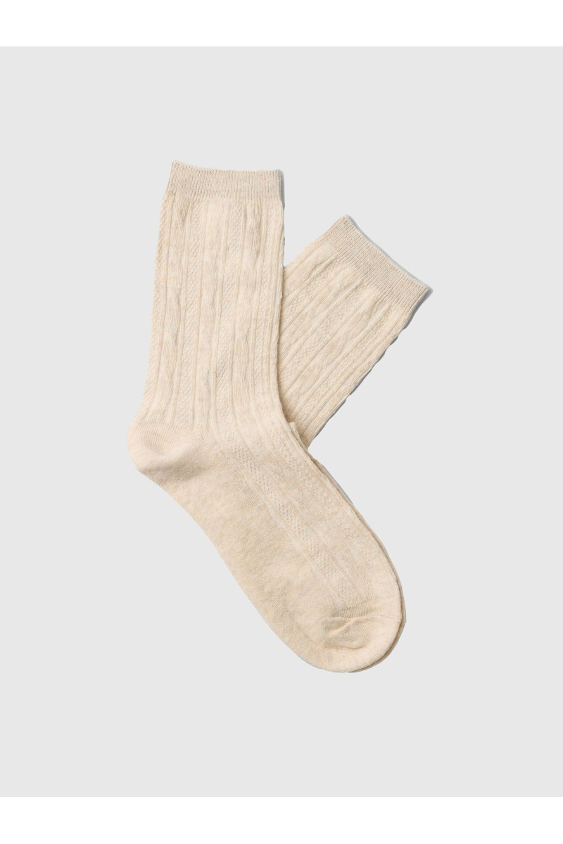 Chaussettes en maille torsadée