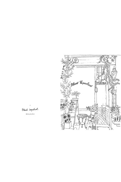 Carnet de coloriage - Fleurs - Zoé de Las Cases