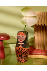 Vase Dolls Leopard