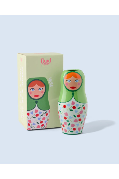 Vase Dolls Flower