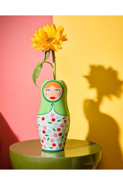 Vase Dolls Flower
