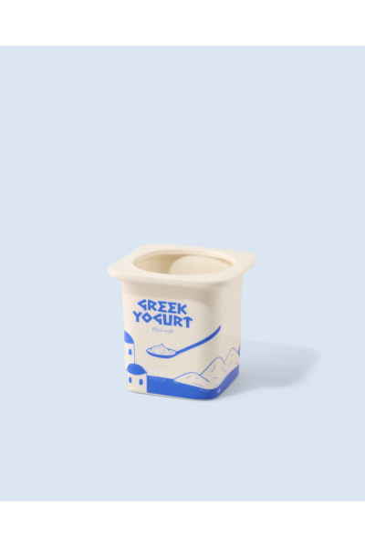 Vase cache pot Yaourt Grec