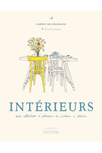 Cahier de coloriage - Intérieurs - Zoé de Las Cases