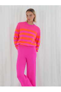 Pull en laine rayé