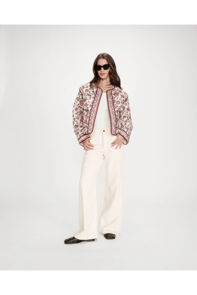 Veste matelassée imprimée