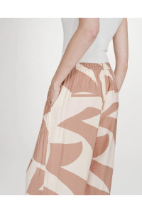 Pantalon large imprimé