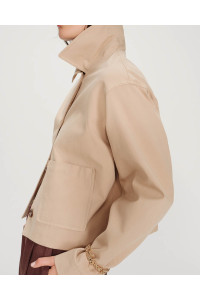 Veste courte en coton
