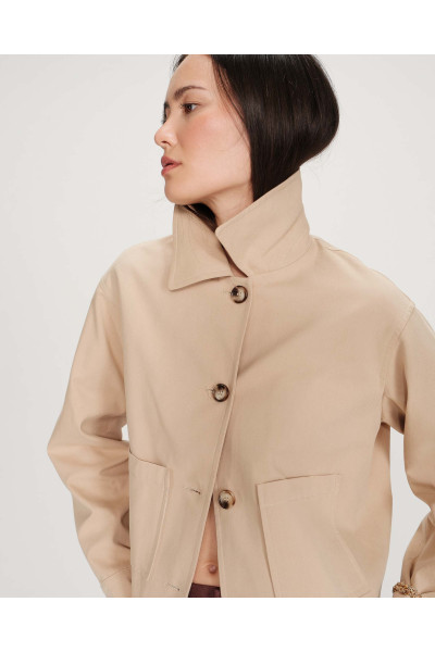 Veste courte en coton