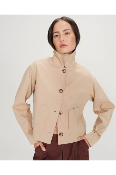 Veste courte en coton