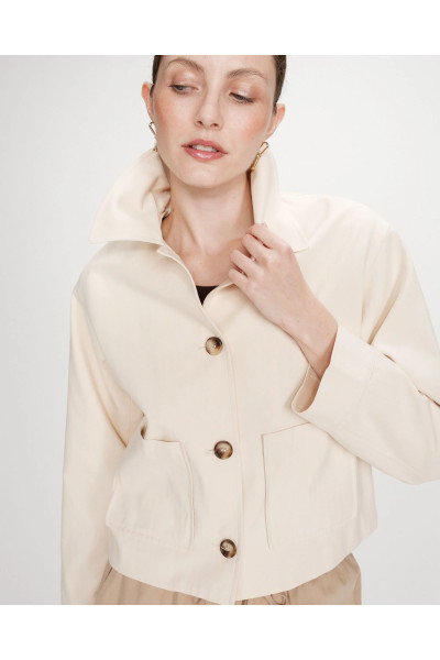 Veste courte en coton
