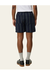 Short à rayures