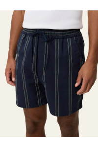 Short à rayures