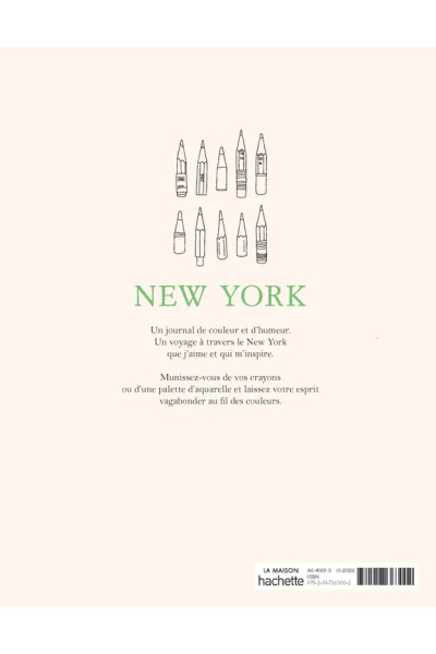 Cahier de coloriage - New York - Zoé de Las Cases