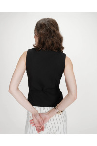 Gilet cintré à nouer