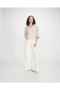 Chemise rayée courte