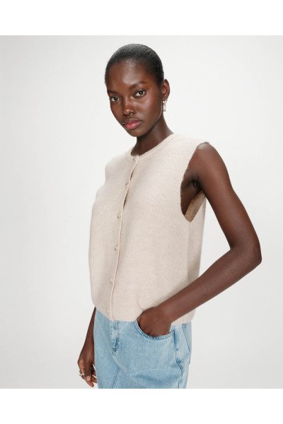 Cardigan sans manches