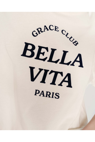 Teeshirt court imprimé