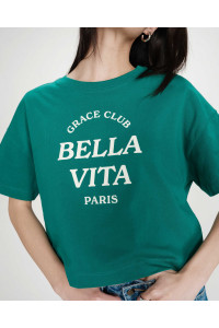Teeshirt court imprimé
