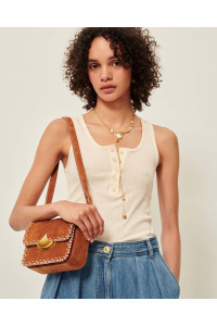 Petit sac en cuir suédé