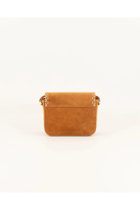 Petit sac en cuir suédé