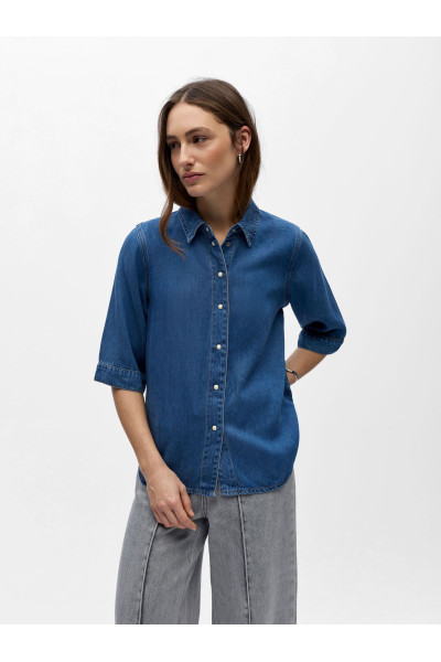 OBJFRAME 2/4 RE DENIM TOP NOOS