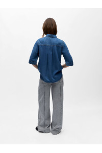 OBJFRAME 2/4 RE DENIM TOP NOOS