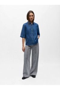 OBJFRAME 2/4 RE DENIM TOP NOOS