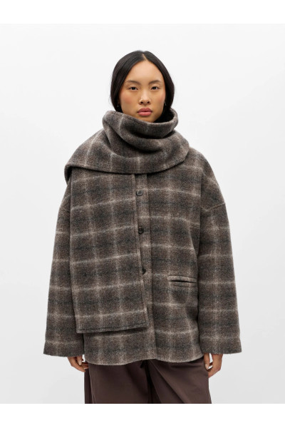 Veste avec col cavallière