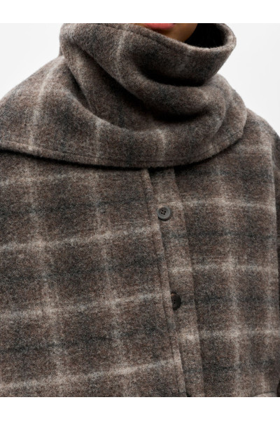 Veste avec col cavallière