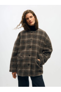 Veste avec col cavallière