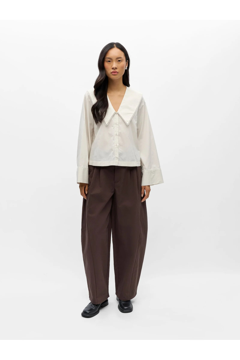 Chemise avec col oversize