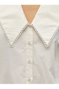 Chemise avec col oversize