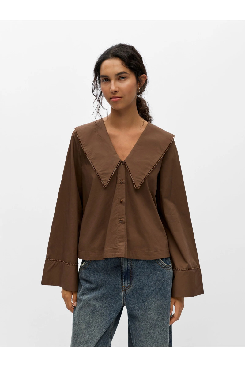 Chemise avec col oversize