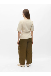 Pull peplum