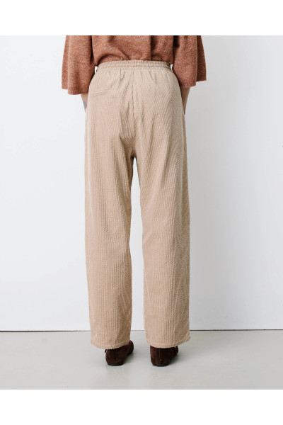 Pantalon droit en velours