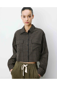 Chemise à carreaux