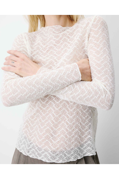 Top à dentelle