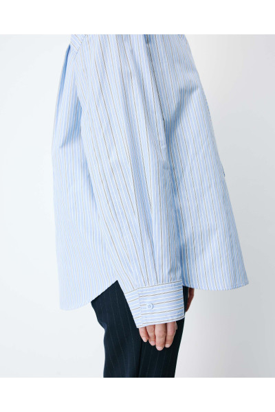 Chemise ample avec cravate