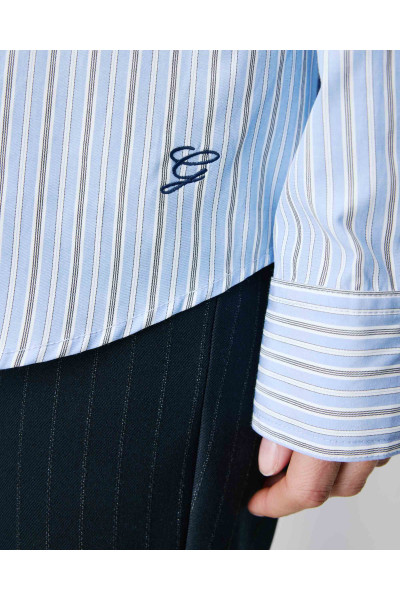 Chemise ample avec cravate